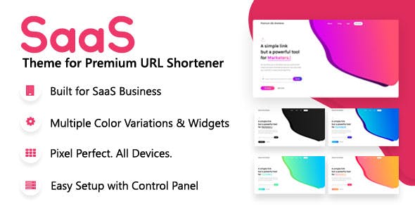 SaaS Theme for Premium URL Shortener v5.6.1