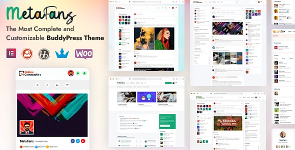 MetaFans v3.3.5 – BuddyPress社交网络主题