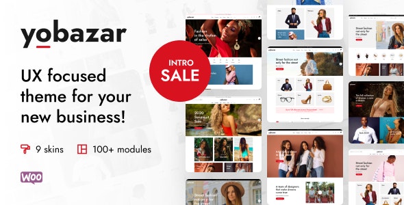 Yobazar v1.2.2（已汉化） - Elementor WooCommerce WordPress 主题