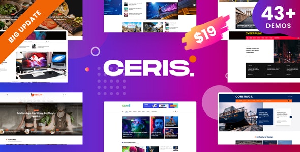 Ceris v4.0.0 – WordPress杂志和博客主题