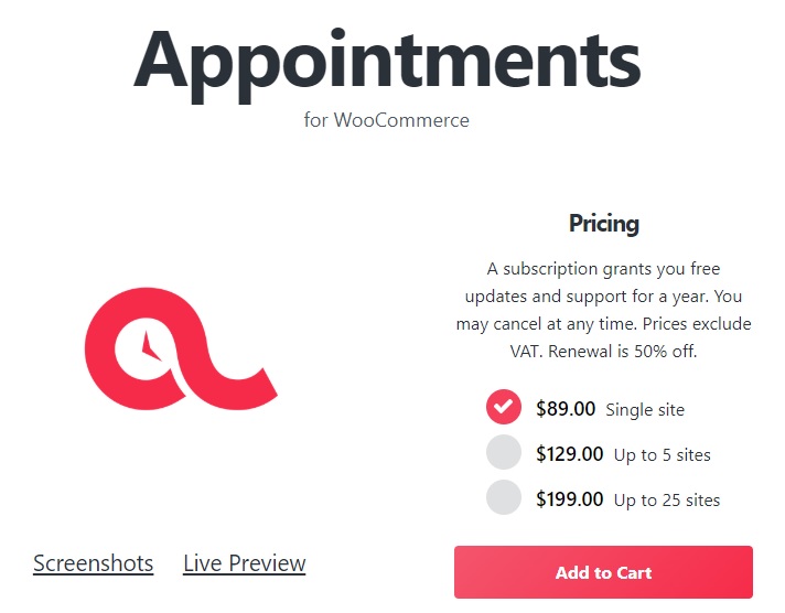 BookingWP WooCommerce Appointments v4.16.1（已汉化） - WordPress 网站预订管理插件