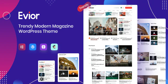 Evior v2.1 - WordPress 现代杂志主题