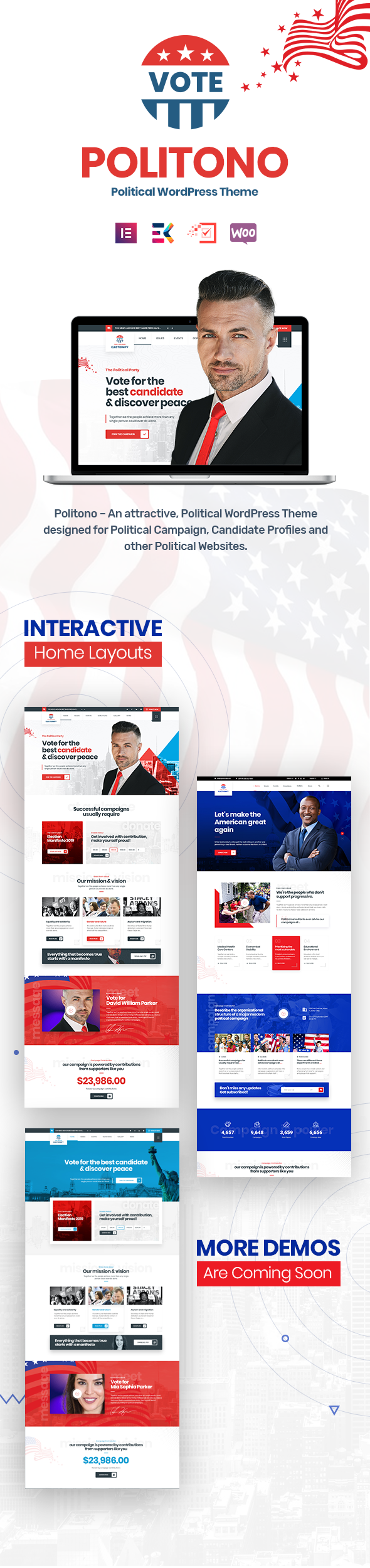 Politono v2.4 - 用于竞选活动的 WordPress 主题