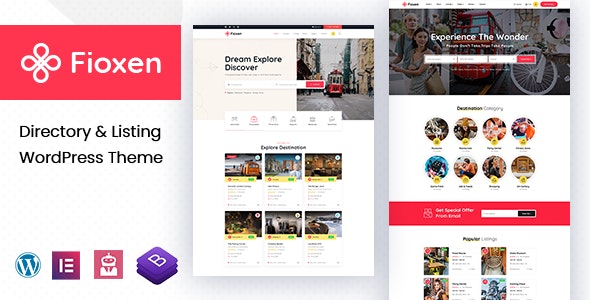 Fioxen v1.0.8 - 目录列表 WordPress 主题