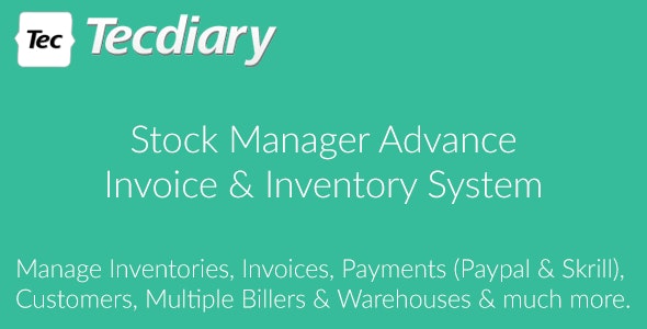 Stock Manager Advance (Invoice & Inventory System) v3.5.2 - 发票和库存系统