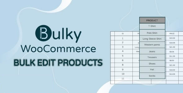 Bulky v1.3.4（已汉化） - WooCommerce 批量编辑产品、订单、优惠券插件