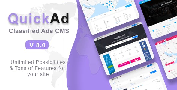 Quickad v10.2 - 分类广告 CMS PHP源码