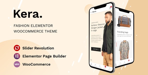 Kera v1.2.3 – Fashion Elementor WooCommerce主题