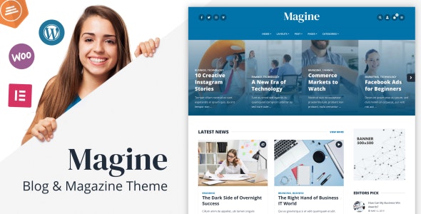 Magine v1.3 – WordPress商业博客主题