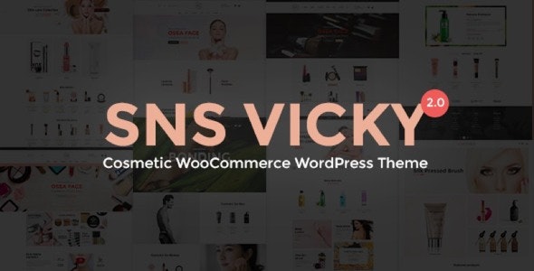 SNS Vicky v3.4 – 化妆品 WooCommerce WordPress 主题