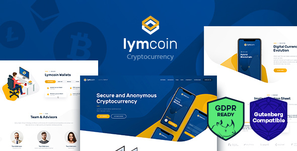 Lymcoin v1.3.4 - 加密货币 & ICO WordPress 主题