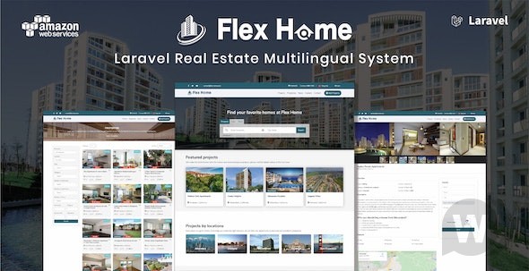 Flex Home v2.54.0（已汉化） - Laravel房地产网站源码