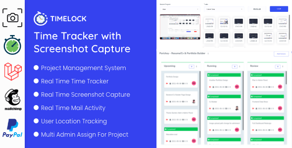 Timelock v1.5 - 带有屏幕截图的项目管理系统