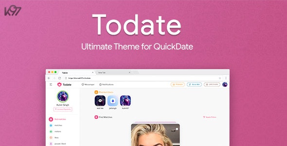 Todate v1.6.1 - 终极 QuickDate 主题