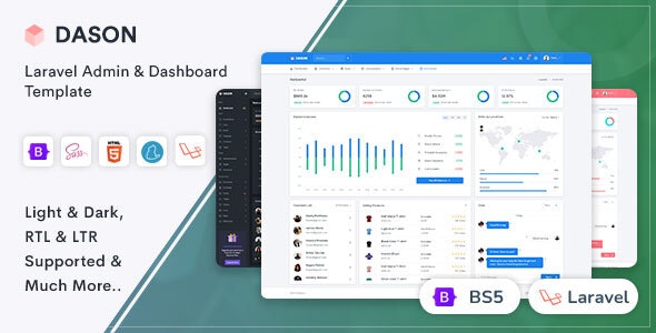 Dason v7 April 2022 - Laravel Admin & Dashboard Template