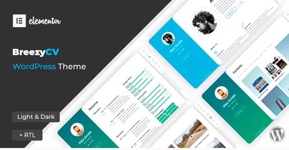 BreezyCV 1.6.0破解版 - WordPres 简历主题