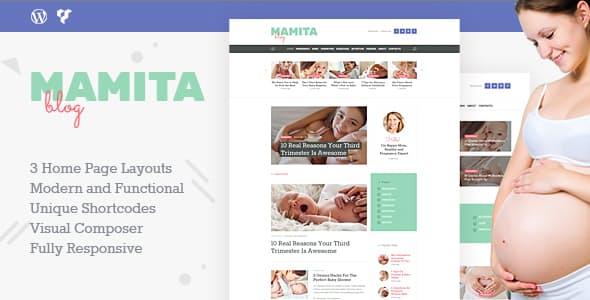 Mamita v1.0.8 - Pregnancy & Maternity Blog WordPress Theme