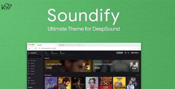 Soundify v1.5.2 - Ultimates DeepSound 主题