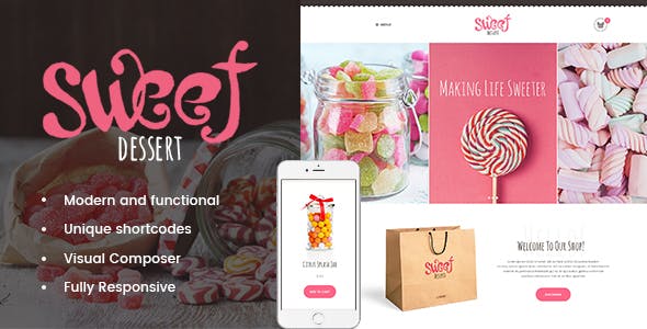 Sweet Dessert v1.1.7 - WordPress 甜品主题