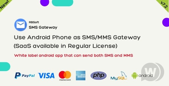 SMS Gateway v9.4.5破解版（已汉化） - 将您的 Android 手机用作 SMS / MMS 网关 (SaaS)