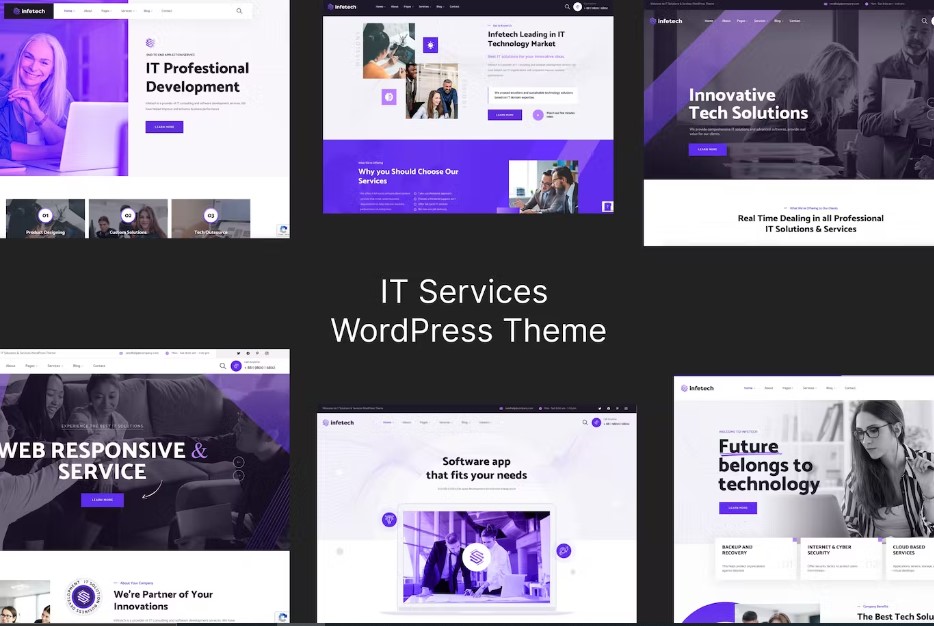 Infetech v1.0.8 - IT Services WordPress Theme