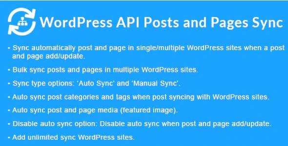 WordPress API Posts and Pages Sync with Multiple WordPress Sites v1.7.3