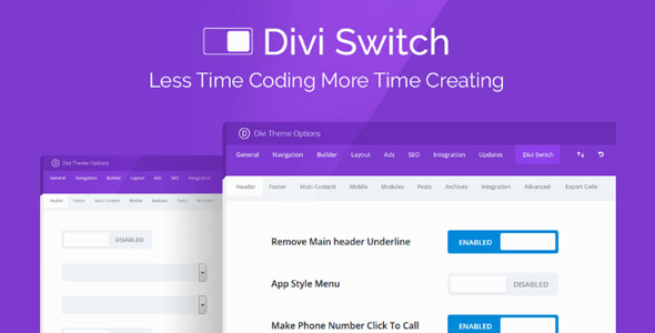 Divi Switch Pro v4.0.18破解版 - 完全自定义您的Divi网站