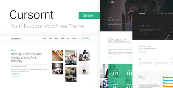 Cursornt v2.3.1 - Startup Business WordPress 主题