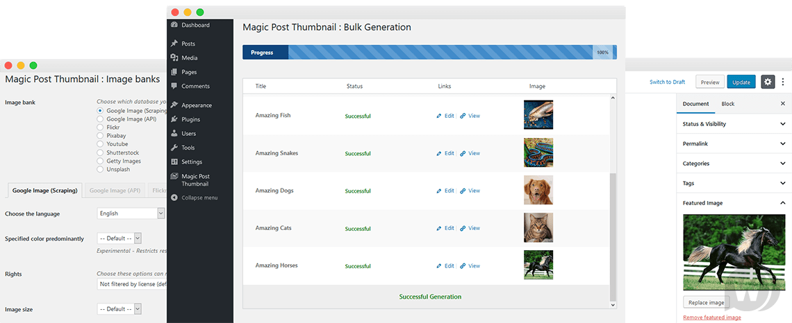 Magic Post Thumbnail Pro v5.1.1破解版（已汉化） - 自动缩略图插件