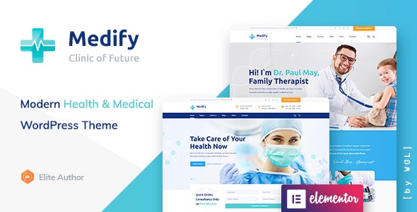 Medify v1.2.5 - Health & Clinic WordPress 主题