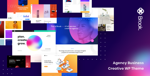 Brook v2.7.6 - Agency Business Creative WordPress Theme