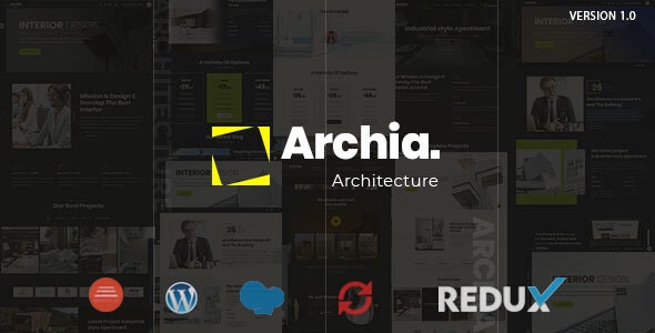 Archia v1.0.3 - WordPress建筑与室内主题