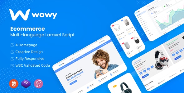 Wowy v1.24.0 破解版 – 多语言 Laravel 电子商务源码