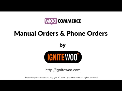 WooCommerce Phone Orders & Manual Orders v3.4.1