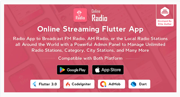 Radio Online v1.0.6 - Flutter Full App