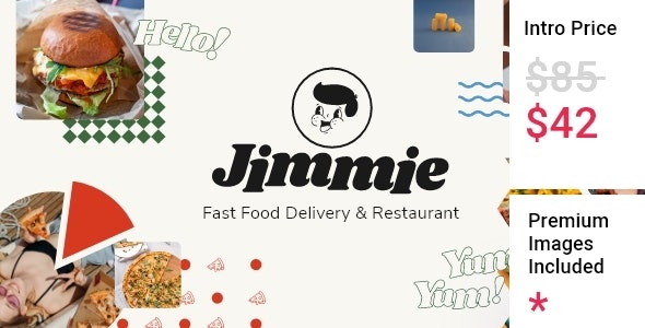 Jimmie v1.0 - 快餐配送和餐厅主题