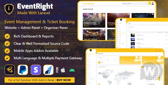 EventRight v6.2 - 票务、预订和活动管理系统 - (saas)