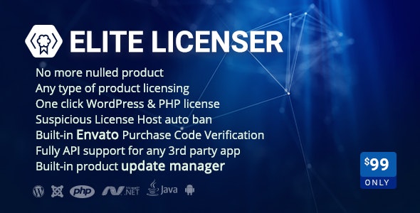 Elite Licenser v2.4.0破解版（已汉化） - WordPress软件许可证管理插件