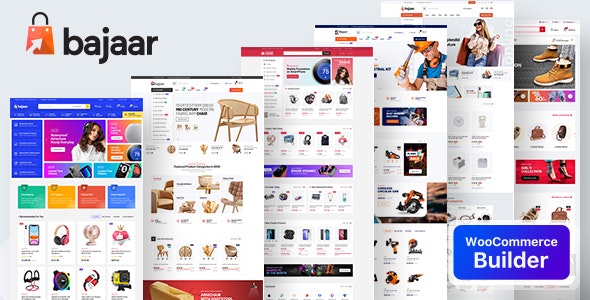 Bajaar v2.1.0 - 高度可定制的 WooCommerce WordPress 主题