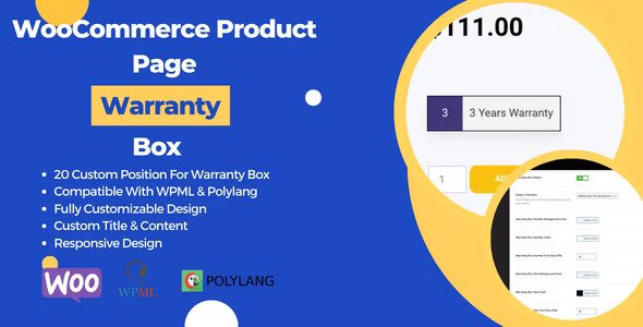 WooCommerce Product Page Warranty Box v1.0.0