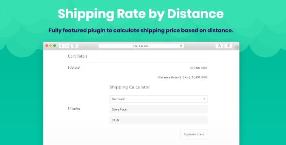 Shipping Rate by Distance for WooCommerce v1.1.5 - WordPress计算运输费用插件