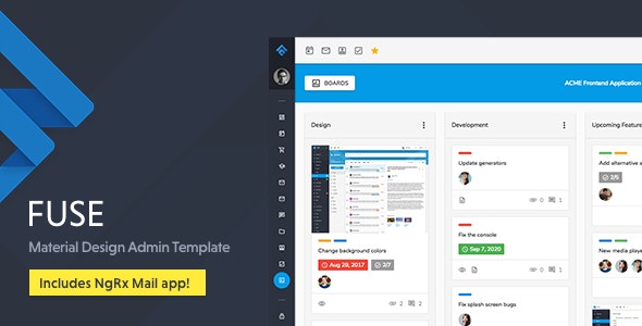 Fuse - Angular 10+ Material Design Admin Template v20.0.0