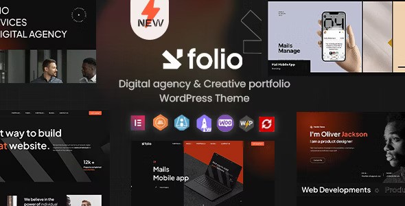 Webfolio v1.0.2 – Creative Portfolio & Digital Agency WordPress Elementor Theme