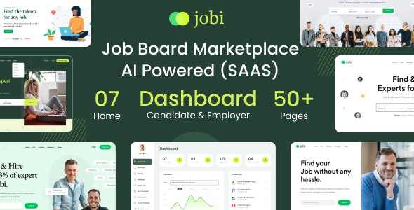 Jobi v1.6 - 求职市场 | AI 驱动 (SAAS)