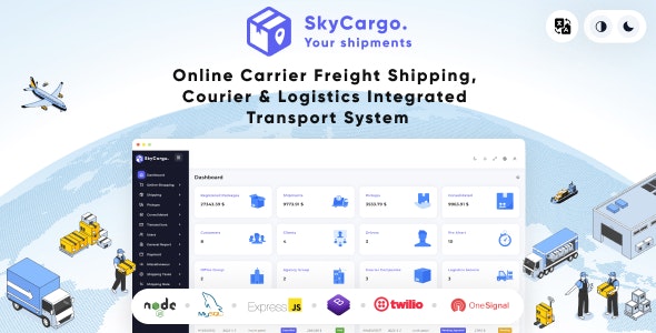 Skycargo v26 August 2023 - An Integrated Transportation System For Freight Shipping, Courier Services, And Logistics