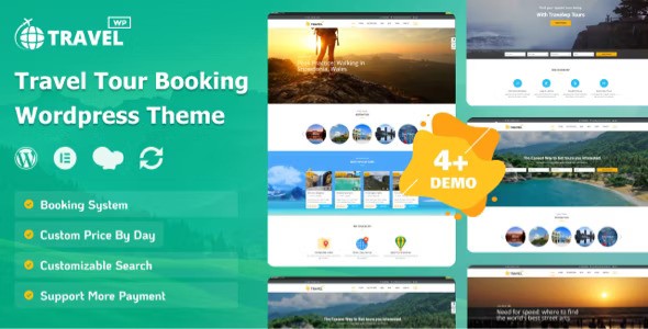 Travel Tour Booking WordPress Theme v2.0.6