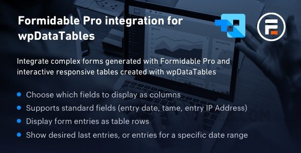 Formidable Forms integration for wpDataTables v1.7.5