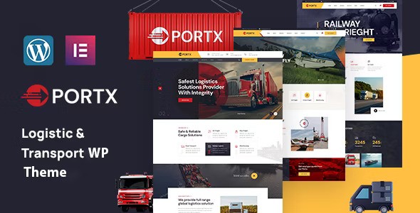 Portx v1.0.7 – 物流和运输 WordPress 主题