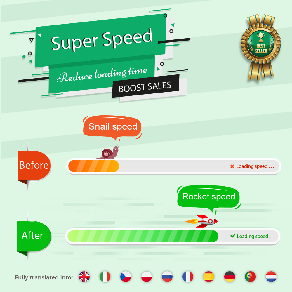 Super Speed v1.9.1 - Incredibly Fast - Webp, Cache & Seo