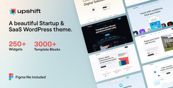 Upshift v1.0.1 – Startup & SaaS WordPress Theme